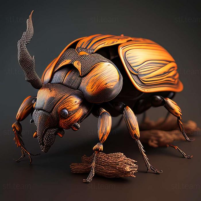 3D model Nicrophorus argutor (STL)